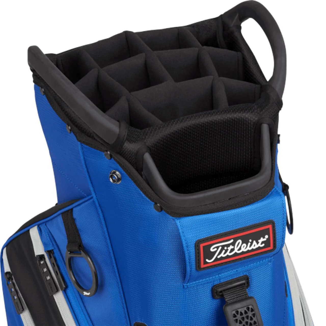 Titleist Cart 14 Cartbag 2022, Blau/schwarz/grau – Bild 3
