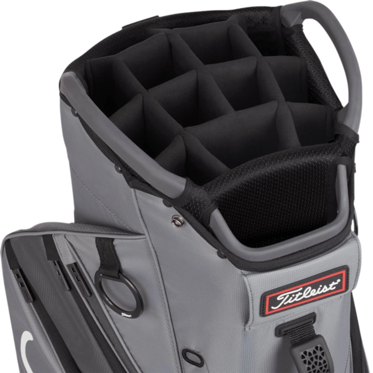 Titleist Cart 14 Cartbag, Grau/schwarz – Bild 3