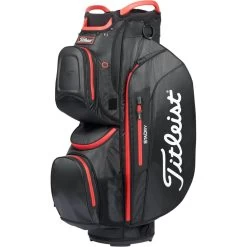 Titleist Cart 15 StaDry Cartbag, Navy/weiß/rot