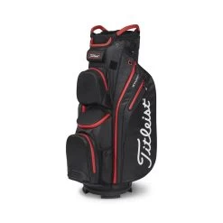 Titleist Cartbag Cart 14 StaDry™, Schwarz/rot