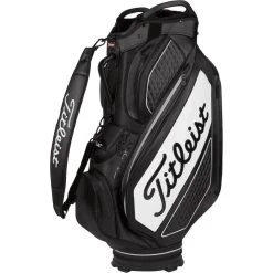 Titleist Cartbag Premium StaDry Tour Collection, Schwarz/weiß