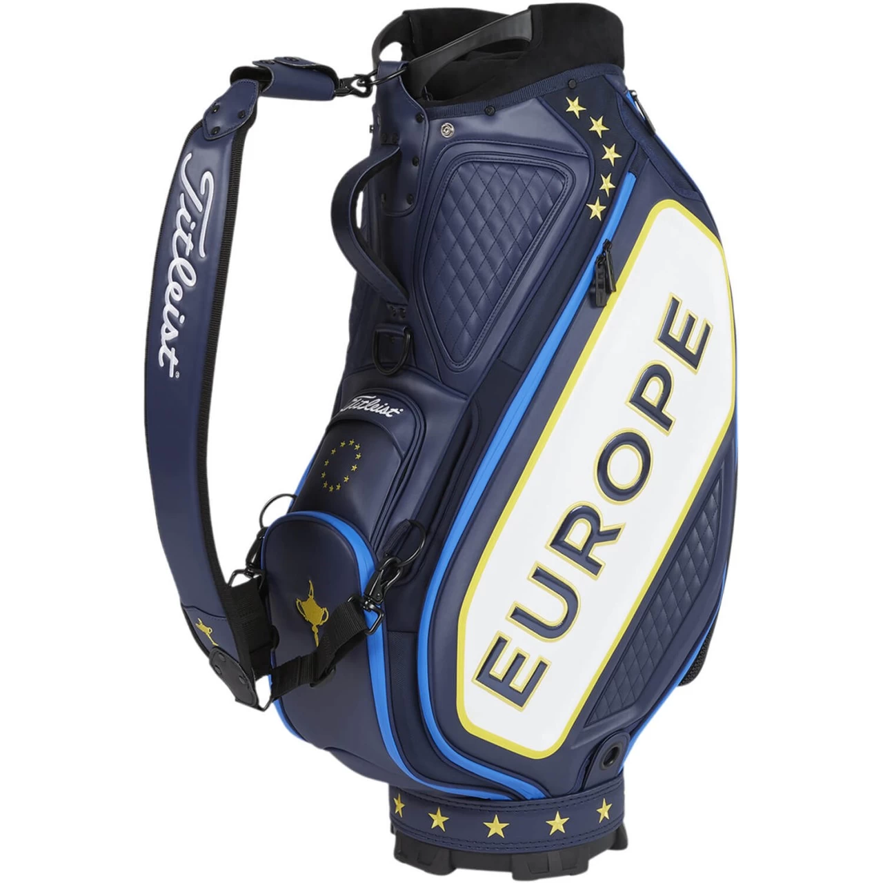Titleist Cartbag Tour Ryder Cup 2023, Blau/gelb/weiß