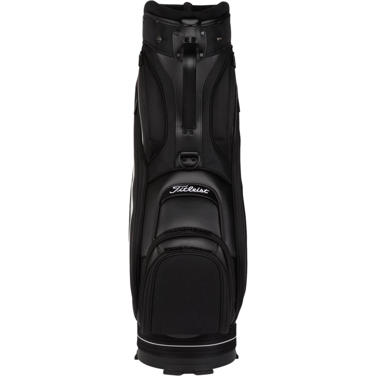 Titleist Midsize Staff Cartbag Jet Black Collection, Schwarz/weiß – Bild 3