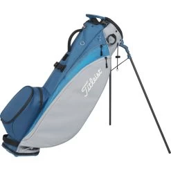 Titleist Players 4 Carbon Standbag, Grau/blau
