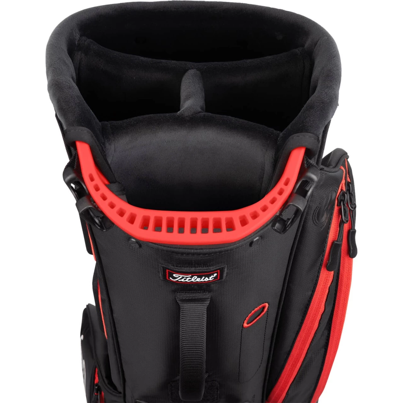 Titleist Players 4 Carbon Standbag, Schwarz/rot â Bild 2
